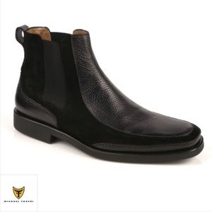 Michael Toschi Fisco Boot Chocolate Tumble Suede 9.5